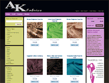 Tablet Screenshot of akfabricsny.com